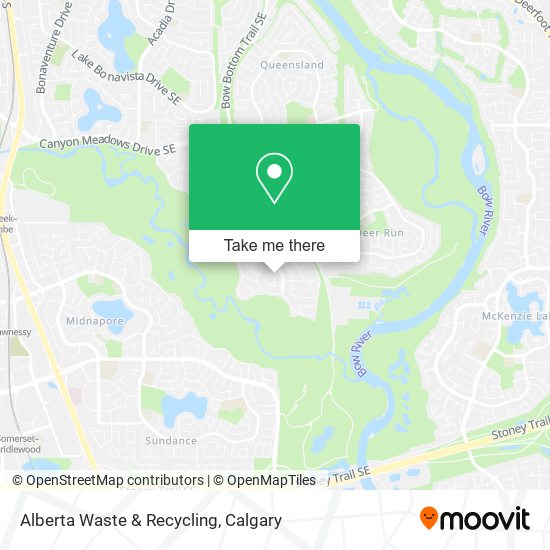 Alberta Waste & Recycling map