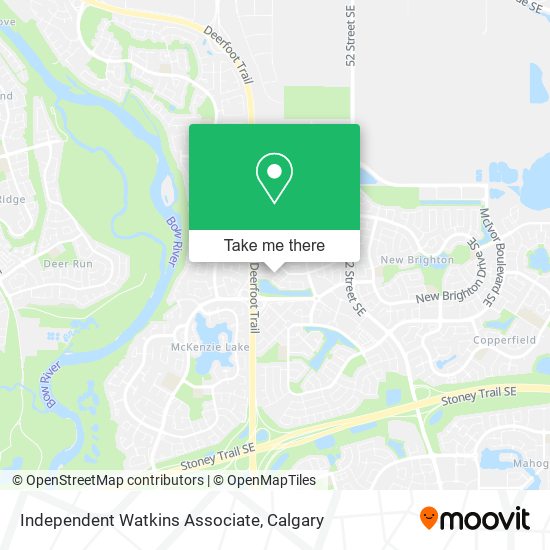 Independent Watkins Associate map