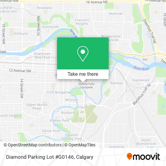 Diamond Parking Lot #G0146 map