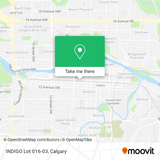 INDIGO Lot 016-03 map