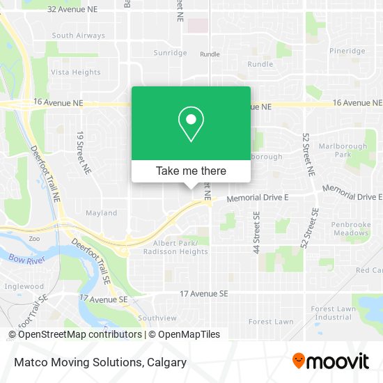 Matco Moving Solutions map