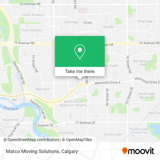 Matco Moving Solutions map
