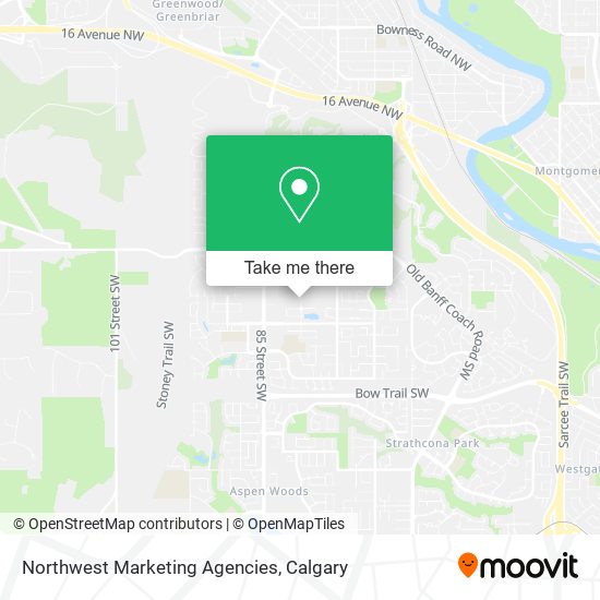 Northwest Marketing Agencies map