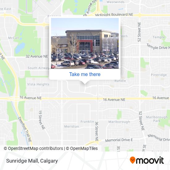 Sunridge Mall map