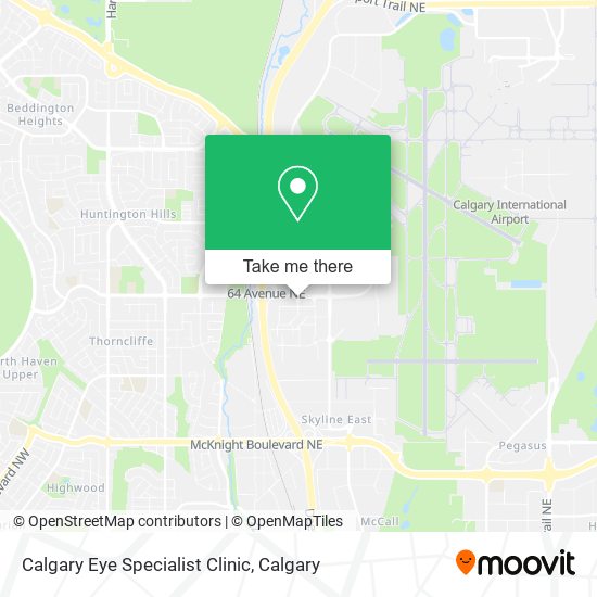 Calgary Eye Specialist Clinic map