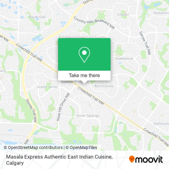 Masala Express Authentic East Indian Cuisine map