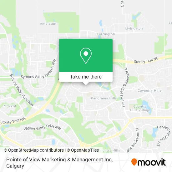 Pointe of View Marketing & Management Inc map