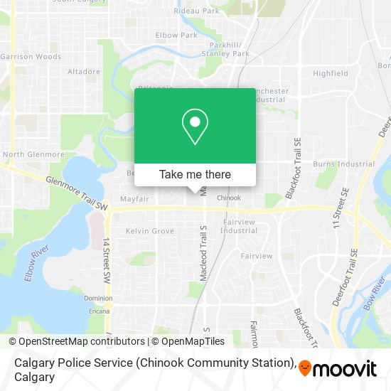 Calgary Police Service (Chinook Community Station) map
