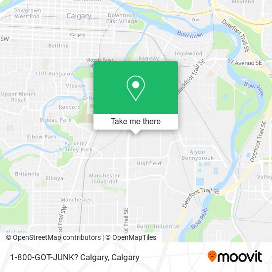 1-800-GOT-JUNK? Calgary map