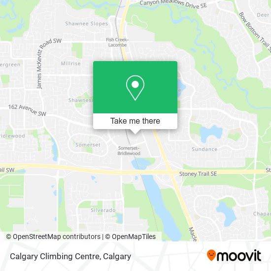 Calgary Climbing Centre plan