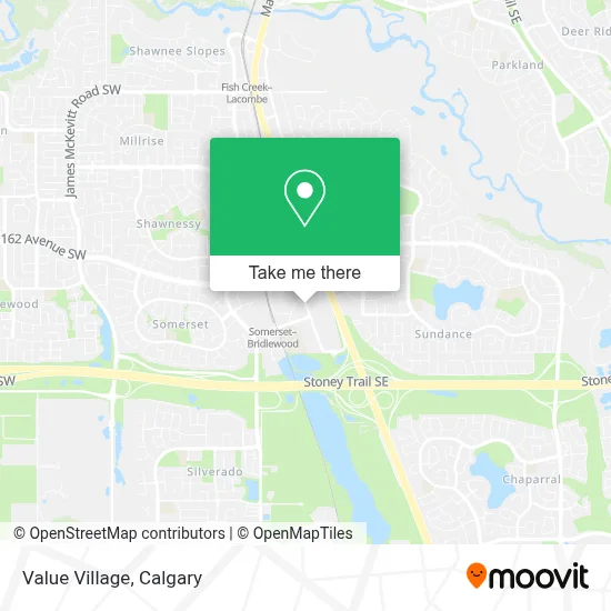 Value Village map