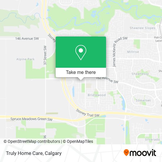 Truly Home Care map