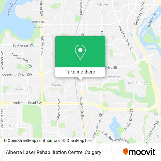 Alberta Laser Rehabilitation Centre map