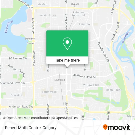 Renert Math Centre map