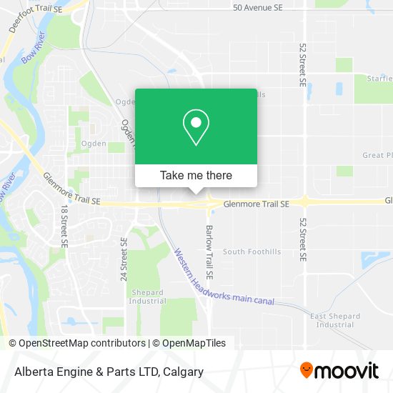 Alberta Engine & Parts LTD map