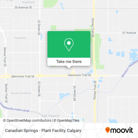 Canadian Springs - Plant Facility map