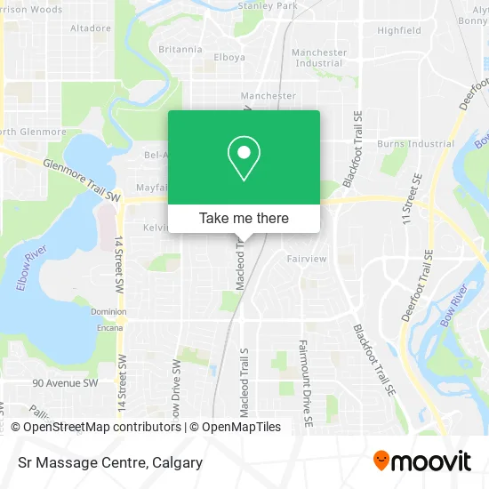 Sr Massage Centre map