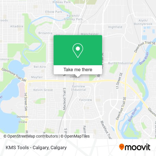 KMS Tools - Calgary map