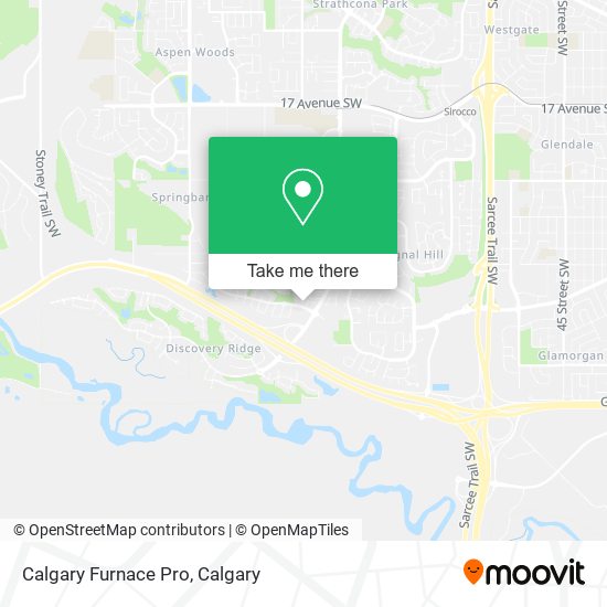 Calgary Furnace Pro map