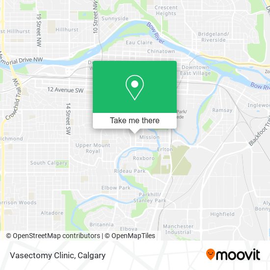 Vasectomy Clinic map