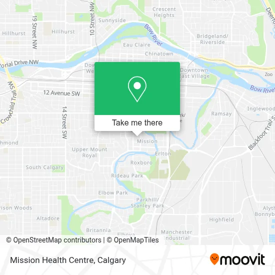 Mission Health Centre map