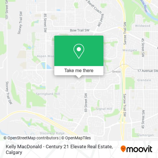 Kelly MacDonald - Century 21 Elevate Real Estate map
