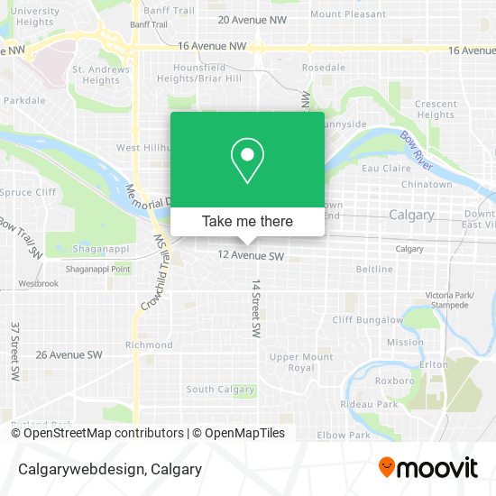 Calgarywebdesign map