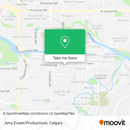 Amy Essen Productions map