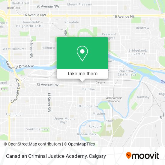 Canadian Criminal Justice Academy map