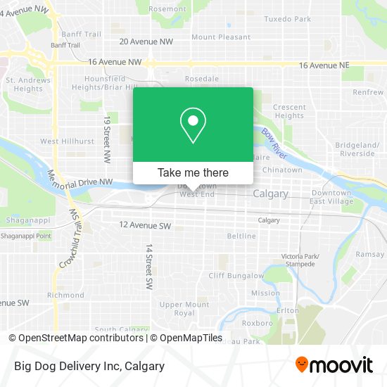 Big Dog Delivery Inc map