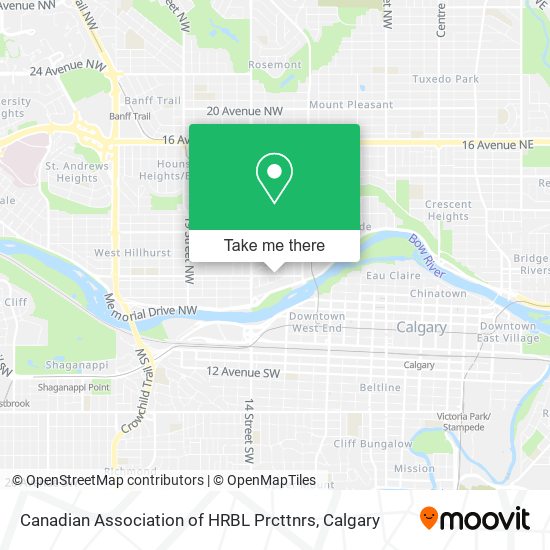 Canadian Association of HRBL Prcttnrs map