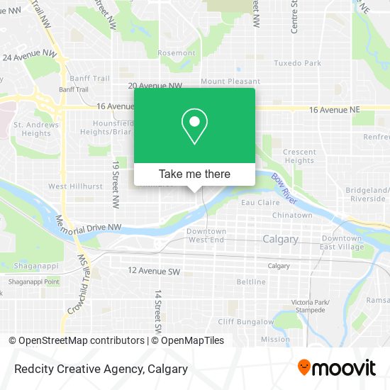 Redcity Creative Agency map