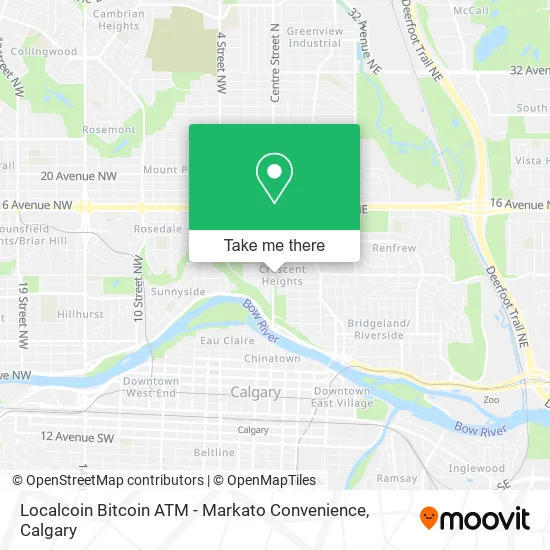 Localcoin Bitcoin ATM - Markato Convenience map