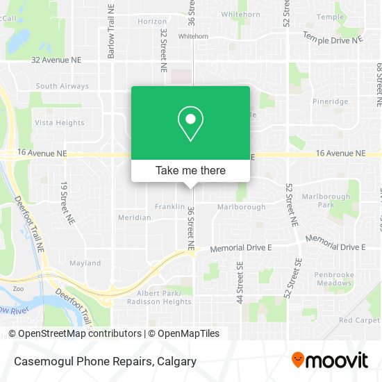 Casemogul Phone Repairs map
