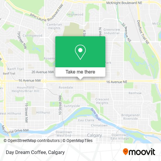 Day Dream Coffee map