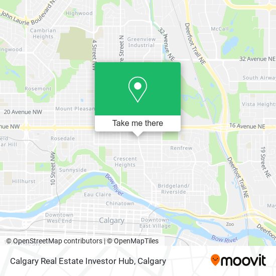 Calgary Real Estate Investor Hub map