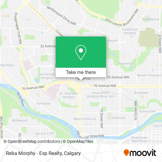 Reba Morphy - Exp Realty map