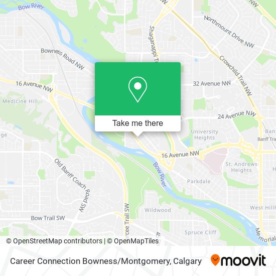 Career Connection Bowness / Montgomery map