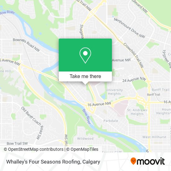 Whalley's Four Seasons Roofing map