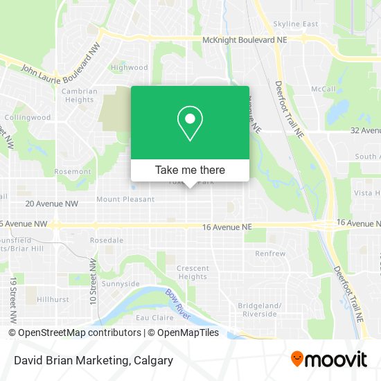 David Brian Marketing map