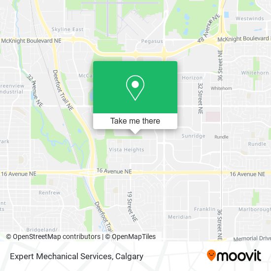 Expert Mechanical Services map