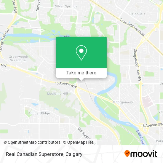 Real Canadian Superstore map