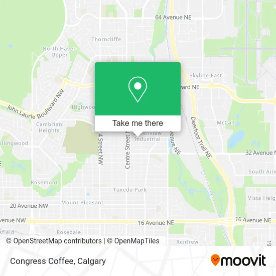 Congress Coffee map