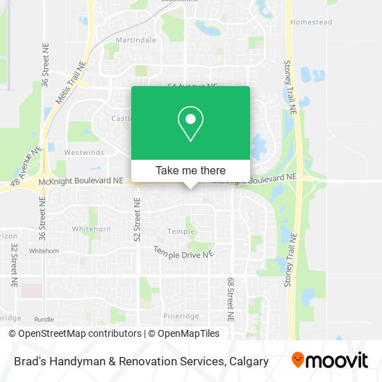 Brad's Handyman & Renovation Services map