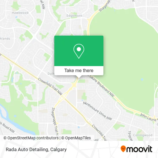 Rada Auto Detailing map