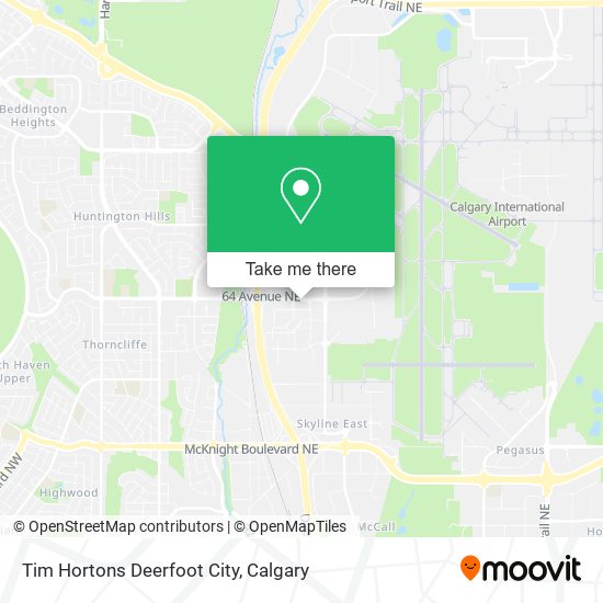 Tim Hortons Deerfoot City plan