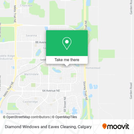Diamond Windows and Eaves Cleaning map