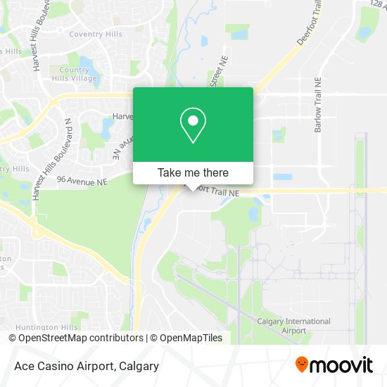 Ace Casino Airport map