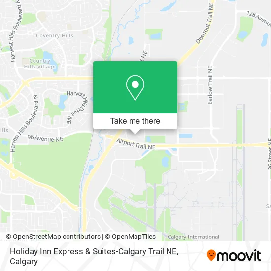Holiday Inn Express & Suites-Calgary Trail NE map