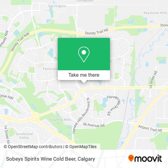 Sobeys Spirits Wine Cold Beer map